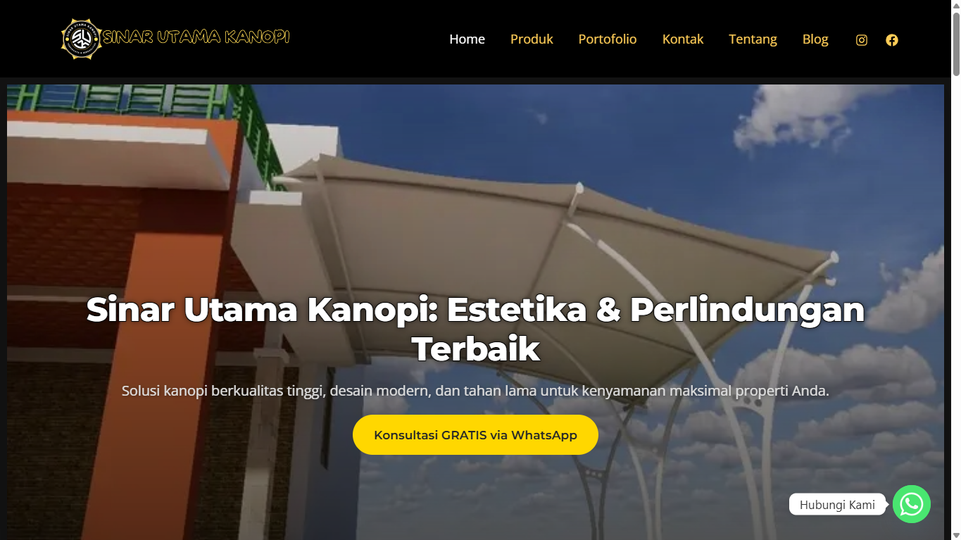Project Sinar Utama Kanopi