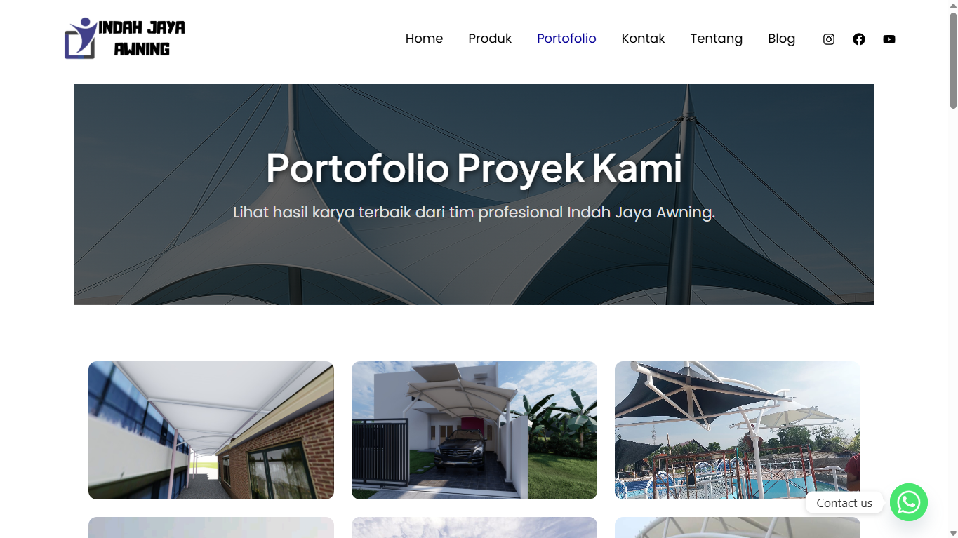 Project Indah Jaya Awning