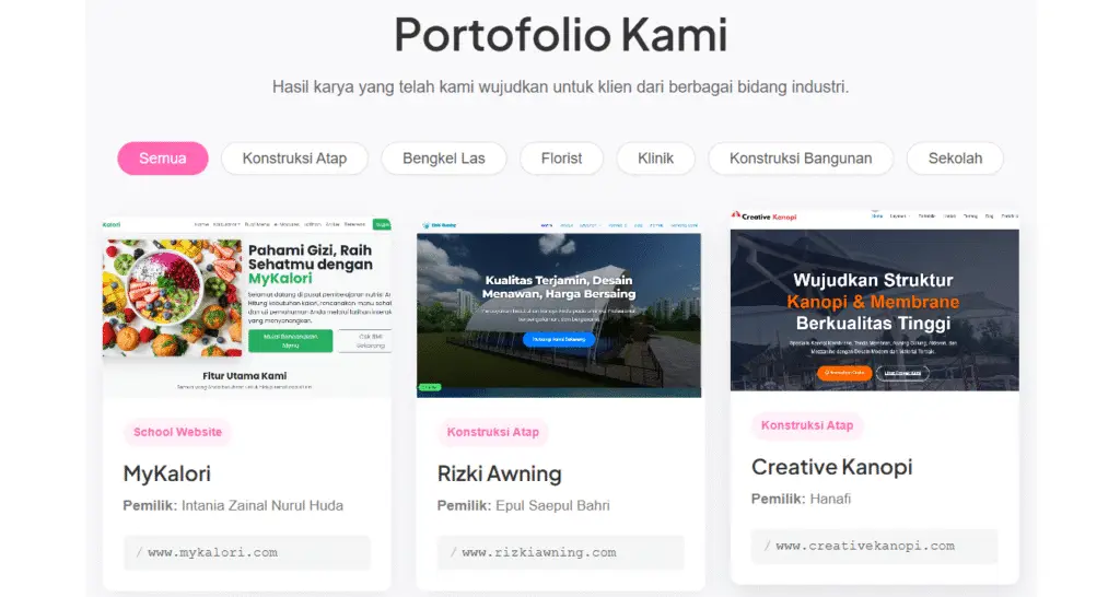Harga Pembuatan Website Di Sukabumi