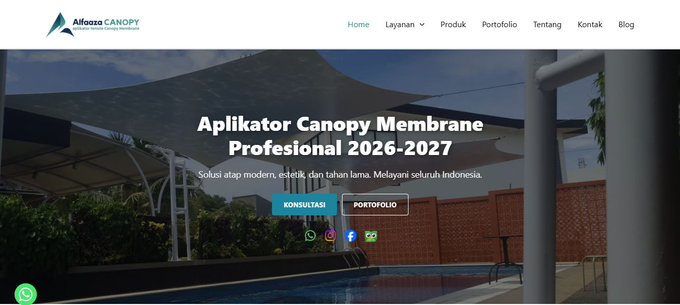 Website Altezza Canopy