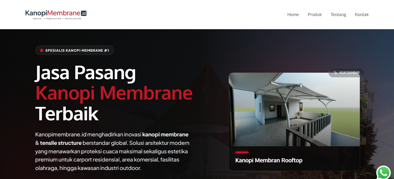 Website Kanopimembrane.id