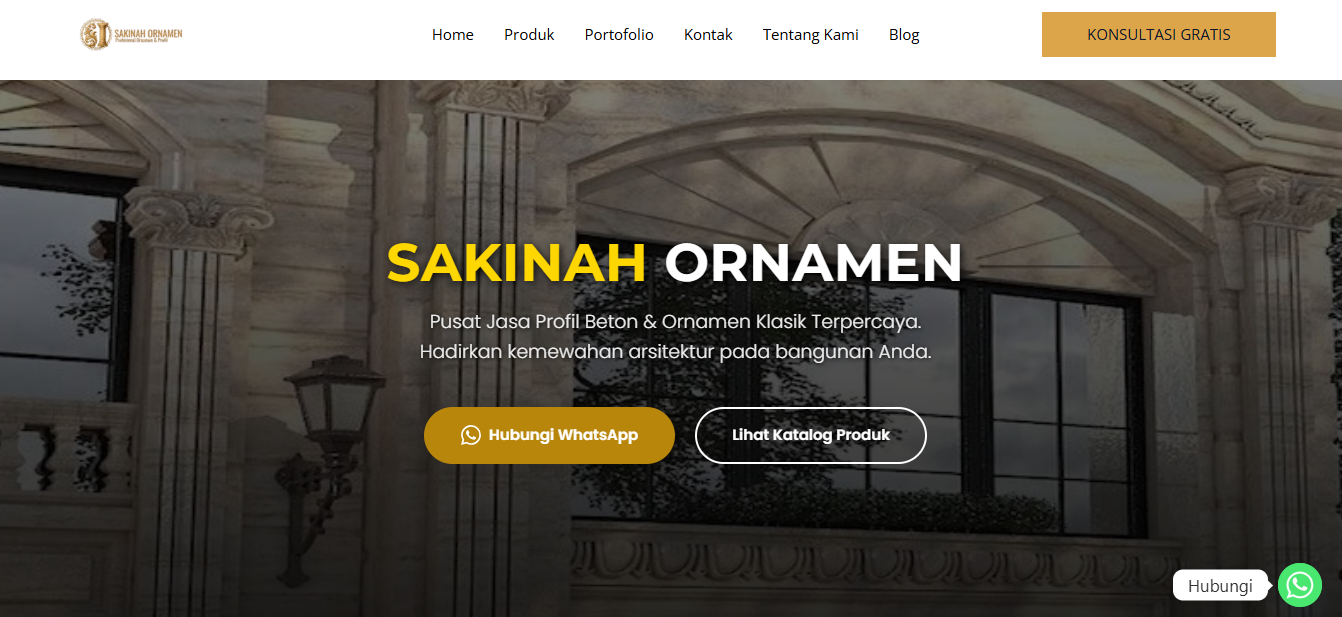 Website Sakinah Ornamen