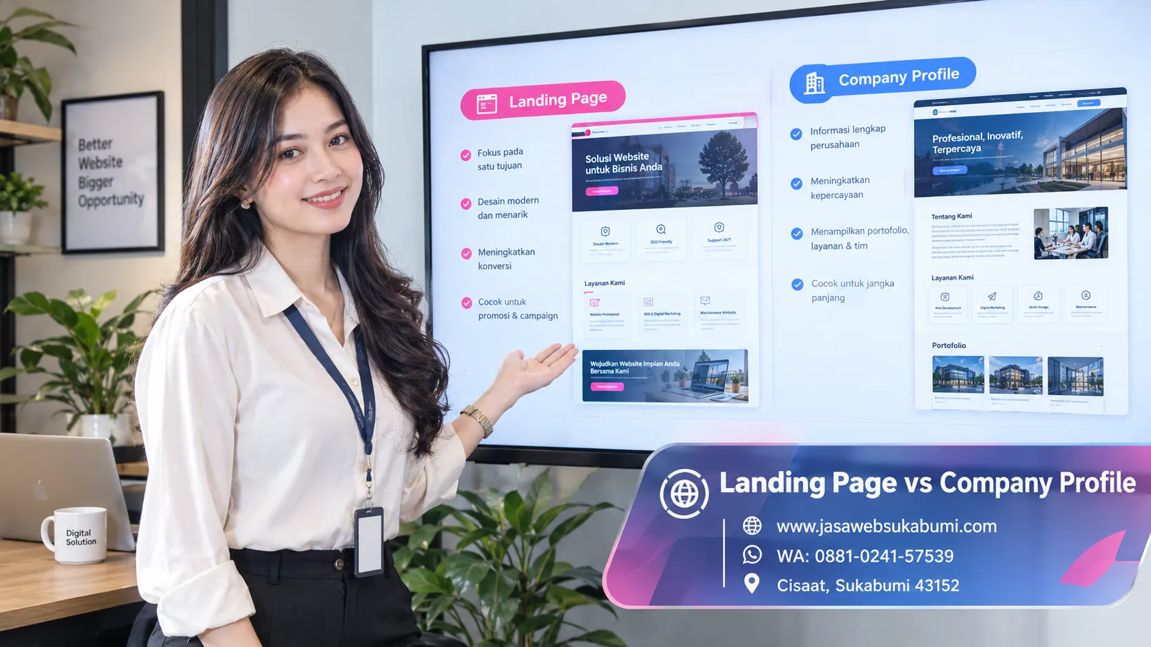 Landing Page vs Website Profil: Mana Pas untuk Bisnis Anda?